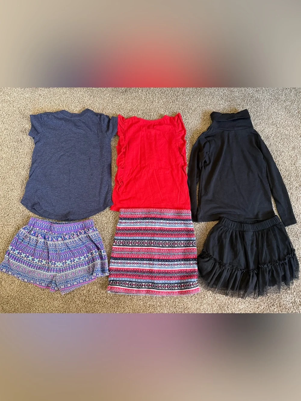 Mixed Skirts Shorts Shirts Long Short sleeves Girls Size 3T